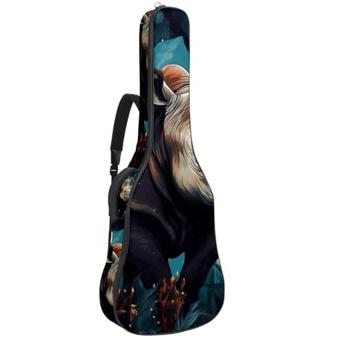 Sac de transport pour guitare acoustique protégeant de la pluie avec poches