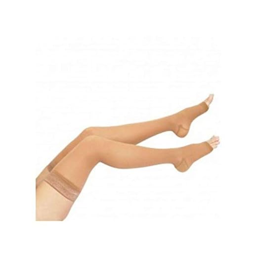 Meia Venosan Comfortline 30-40 mmhg AGH Bege Aberta Curta P