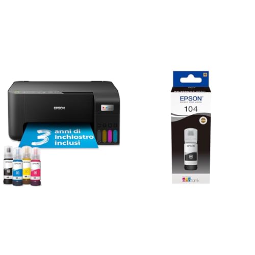 Epson Ecotank ET-2862 con flacone di inchiostro nero aggiuntivo