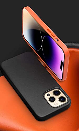 Coque iPhone 14 Pro Max orange arrière robuste antichoc