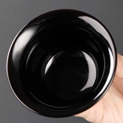 Gaiwan céramique noire 170ml tasse à thé vintage infusion Kungfu