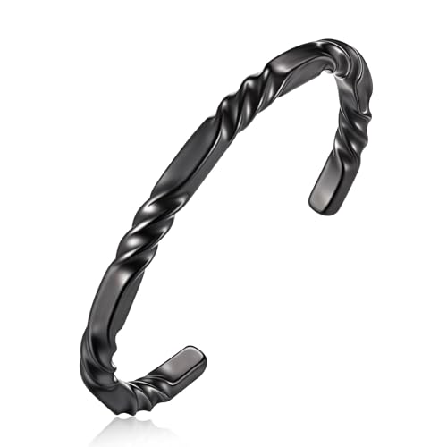 Pulsera para hombre de acero inoxidable minimalista miniatura 1