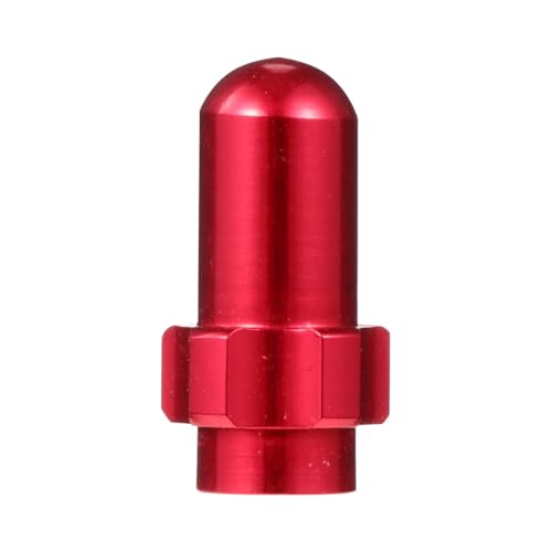 Tapones de válvula rojos para bicicleta miniatura 1