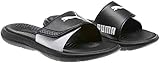 PUMA Ladies Slide Sandal (7, Black)