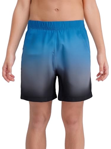 Yartina Boys Quickly-Dry Swim Trunks Elastic Waistband Shorts with Pockets for Swimming