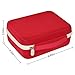 Case Compatible with Brother P-Touch PTD220 210 Home/Office Everyday Label Maker, Storage Holder Carrying Organizer for Label Tapes, AC Adapter, Charging Cables (Box Only) -Red
