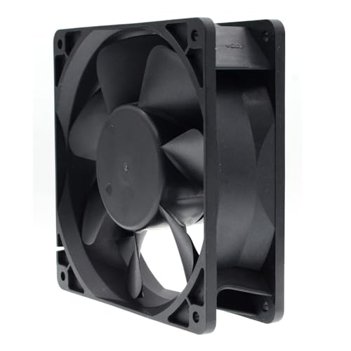 SXDOOL EC Motor Cooling Fan, 120mm Fan, 120mm 38mm AC 110V 115V 120V 220V 240V, Dual Ball Bearing 3000RPM Powerful - Thumbnail 5