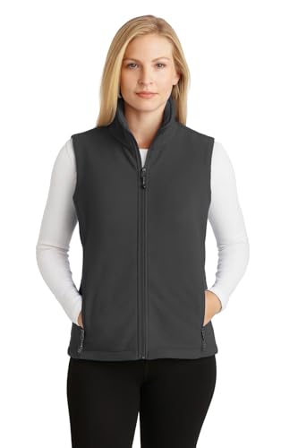 JustBlanks Womens Full-Zip Midweight Vests Value Fleece Vest3
