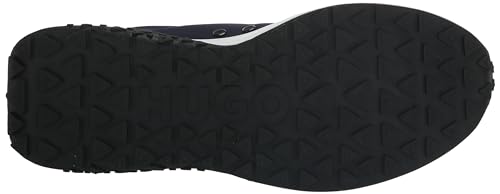 Image of HUGO Mens Running Style Mix Material Sneakers