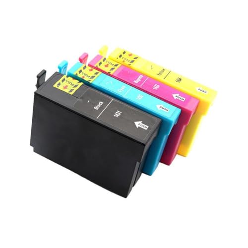 VeloHive Tintenpatrone T143 T1431 T1432 T1433 T1434 kompatibel mit WP-7011 WP-7018 WP-7511 WP-7521 Drucker(1set)