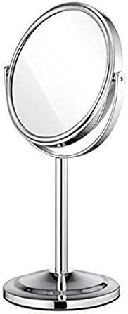 Vinallo 5.5 Inch 360 Rotating Double-sized Round 2X Magnifying Vanity Mirror Cosmetic Mirror Mini Portabel Makeup Mirror