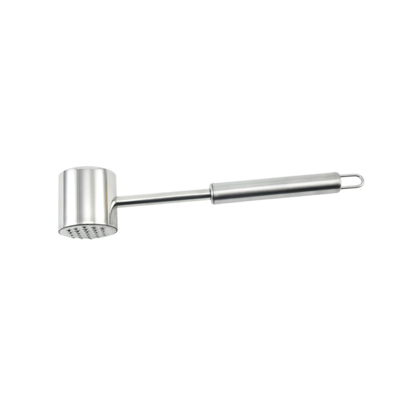 KICHOUSE Stainless Steel Meat Tenderizer Mallet Dual Sided Kitchen Hammer for Pounding Steak Beef and Poultry Cooking Utensil for Softening Meat Fibers and Enhancing Flavor