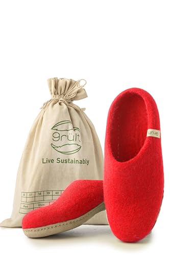 Chaussons en feutre parent en laine de haute qualité artisanale