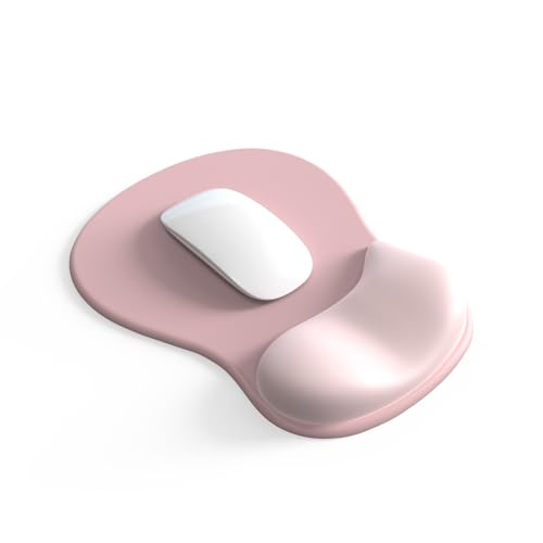Tapis de Souris Support de Repose-Poignet, Tapis Souris Ergonomique en Gel, Tapis de Souris Gamer, Repose Poignet Souris avec Base en PU antidérapant