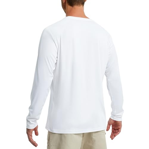 Rash Guard Long Sleeve Shirts for Men - UPF 50+ UV Sun Protection SPF Shirts - Quick Dry Rashguard Swim Water Shirts2