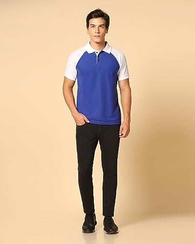Image of INKKR Men's Regular Fit T-Shirt ((FACTORY-A11)-(XL)-Royal FCT11 05