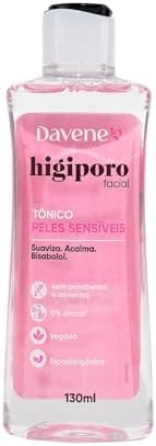 Tonico Higiporo Para Pele Sensível 130ML - Davene