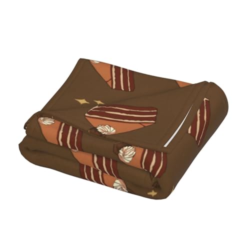 Couverture de voyage 152x127 cm imprimé gâteaux pour camping