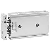 Heschen Doppio Cilindro Pneumatico in Alluminio, CXSM 25-60, Piastra dell