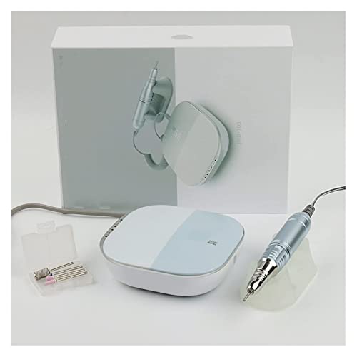 CCYENG Limas de uñas eléctricas Taladro de uñas eléctrico 35000 RPM Lima eléctrica Pantalla HD Pluma de manicura de Metal Lijadora de Torno de uñas Profesional para uñ