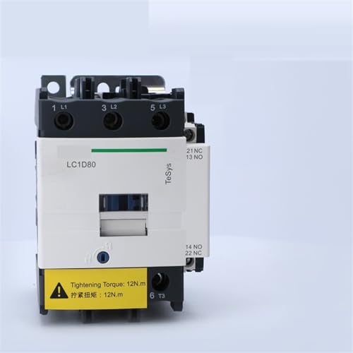 Contacteur tripolaire LC1D80 AC-3 80A robuste pour armoire électrique
