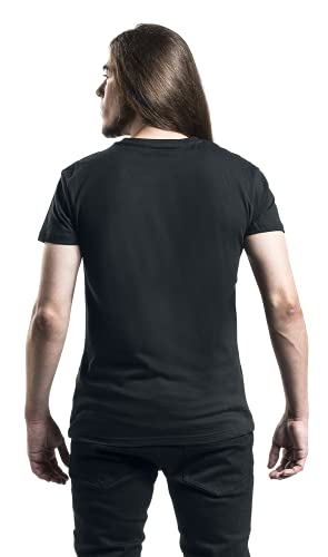 Générique Metallica Snake Ring Tonal Homme T-Shirt Manches Courtes Noir Regular/Coupe Standard - Les Beatles, Paul McCartney, John Lennon, RIngo Starr, George Harrison Générique Metallica Snake Ring Tonal Homme T-Shirt Manches Courtes Noir Regular/Coupe Standard – Image 6
