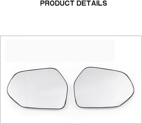 Espejo retrovisor gran angular con calefacción para Toyota Prius y Camry 2016-2020 2
