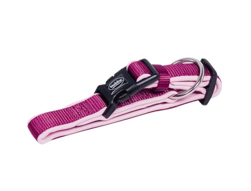 Nobby Halsband Classic Preno, Himbeere/pink L: 30-45 cm, B: 20/25 mm, 1 Stück