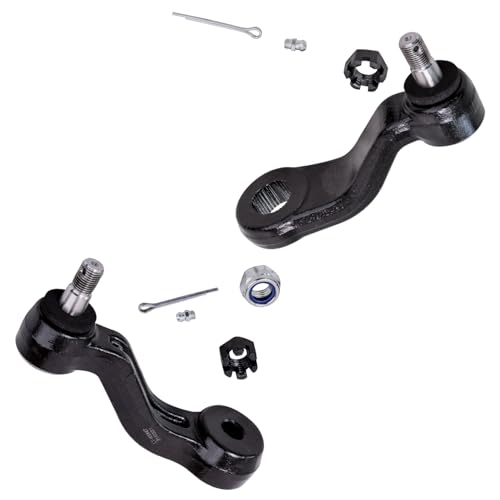 Image of Detroit Axle - 2WD Front End Kit for Chevy GMC Tahoe Yukon C1500 C2500 Suburban C3500 2 Lower Control Arms w /Ball Joints 4 Outer Inner Tie Rods 2 Sleeves 1 Pitman Arm 1 Idler Arm 1 Bracket Replacement