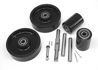 Pallet Mule - Wesley GWK-PUAA-CK AA500044; AA5500 Complete Wheel Kit for Manual Pallet Jack - Black