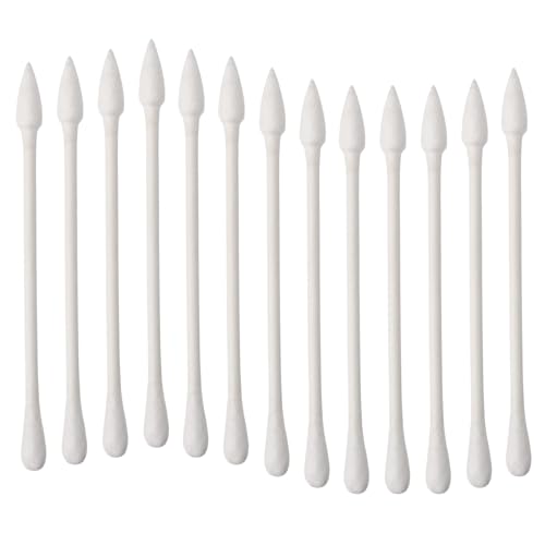 Image of Pointed Tip Cotton Swabs, 800 Count Double Precision Tips Cotton Swabs Round Head Cotton Buds with Paper Stick, Cotton Buds for Makeup, Personal Care, Crafts