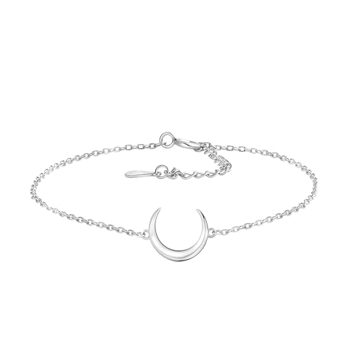 Bracelet lune Sofia Milani en argent 925 : le bijou hypoallergénique qui ne noircit pas