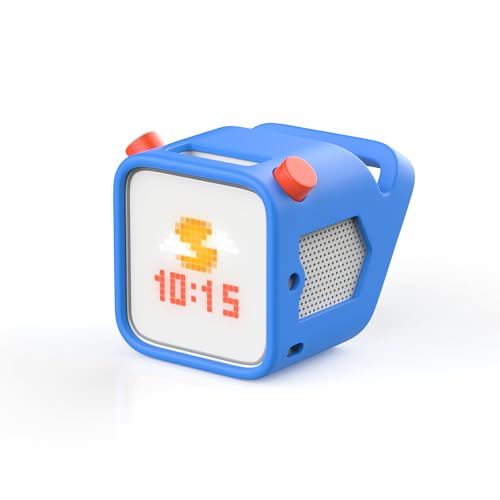 Silicone Case Compatible with Yoto Player (3rd Generation), Easy-to-Carry Handle, Anti-Slip Case, Protective Cover, Adventure Jacket (Blue)