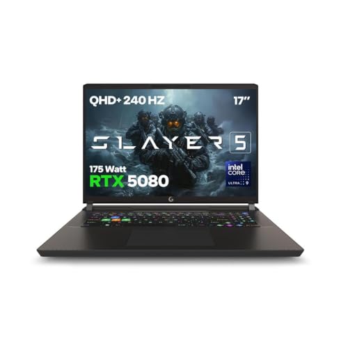 Game Garaj Slayer5 9XL-5080 C3 Intel Ultra 9 275HX 64GB RAM 2TB SSD RTX5080 17" 240Hz QHD+ FreeDOS Oyuncu Laptop