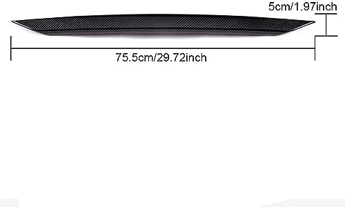 Spoiler Arrière pour Infiniti Q50 2018 Aileron de Coffre Noir en ABS - 3