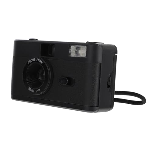 Mipcase Cámara de Película Reutilizable Retro con Flash Integrado Diseño Simple y Práctico Compatible con Película Batería para Regalar y Uso