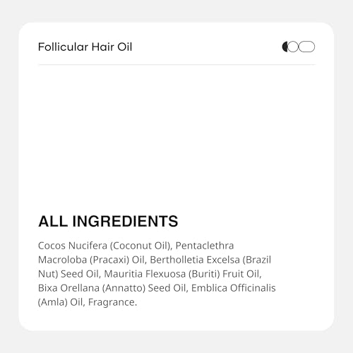 Image of Cureskin Follicular Hair Oil | Nourishes & Strengthens with Annatto, Buriti, Brazil Nut and Coconut Oil (100 ml)