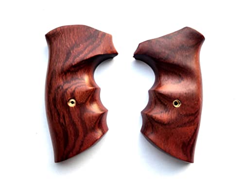 BMPL Hardwood Checkered Grips for Colt Cobra, New Handgun