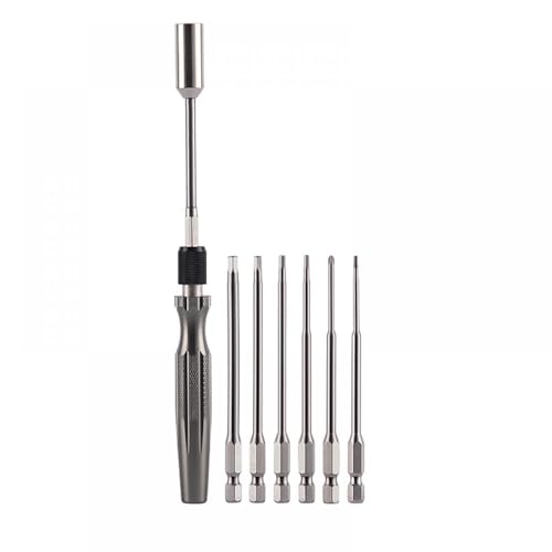 Hexagon Socket Screwdriver Set 12 In 1 Compatible RC Repair Tool Kit Compatible With Drones Cars Planes(YZ-H021 7IN1)