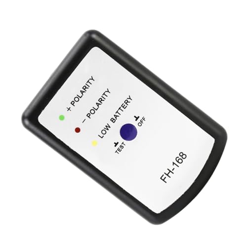 168 Speaker Polarity Tester for Car Audio Systems, Black
