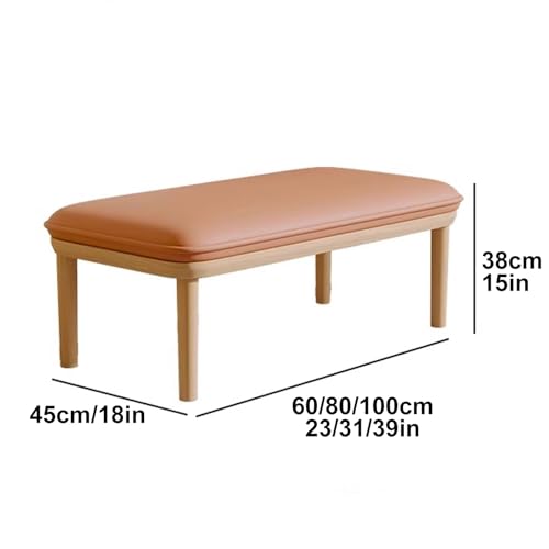 Banc tapissé confortable pour entrée pour se déchausser facilement