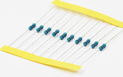 10 resistori assiali in metallo 1/4 Watt