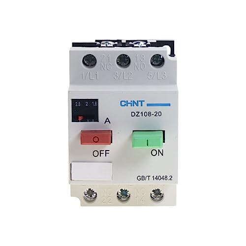 Interruptor de protección motor DZ108-20 de 3A contra sobrecargas 3VE1