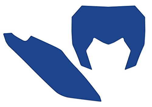 Fonds de plaque bleu Sherco pour rénovation de plaques numéros Blackbird