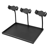 Abaodam スマホライブ配信アクセサリー 多機能マイクラックスタンド 音響カード収納トレイ 耐久性クランプ式 携帯電話対応 取り外し可能ト