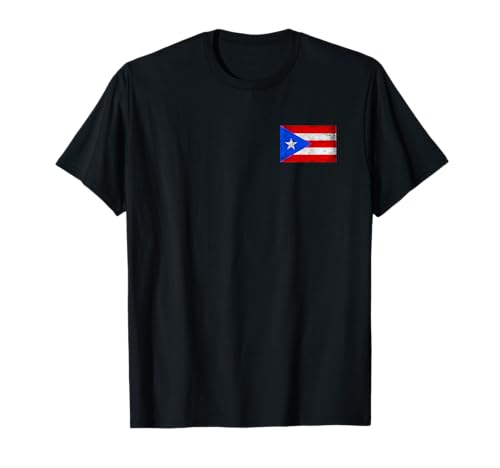 Gráfico de bandera de Puerto Rico para hombres, mujeres y niños Camiseta