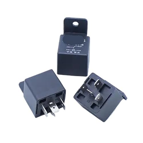 Relé automotriz de 4 pines 12V 40A pack de 3 piezas para repuesto eléctrico de coche