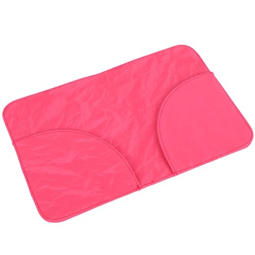 Funda para Cartas Mahjong de Cuero PU 29x18.5 cm Rosada