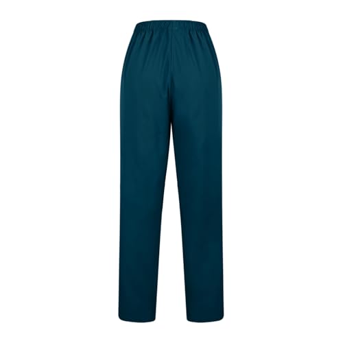 Image of Women's Medica Scrub Pants Pull On Workwear Cargo Pocket Elastic Waist Hospital Uniform Trousers