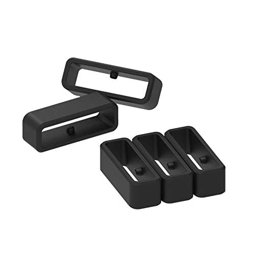 Chofit - Anillos de Repuesto Compatible con Garmin Forerunner 945 230 235 620 630 735XT/Approach S20 S5 S6/Fenix 5/6/7/epix 2 Correas de Silicona para Reloj Inteligente, Color Negro